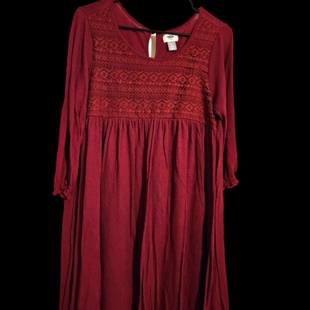 Knitted baby doll dress